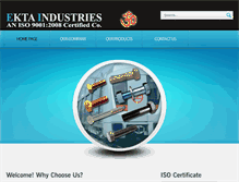 Tablet Screenshot of ektafasteners.com